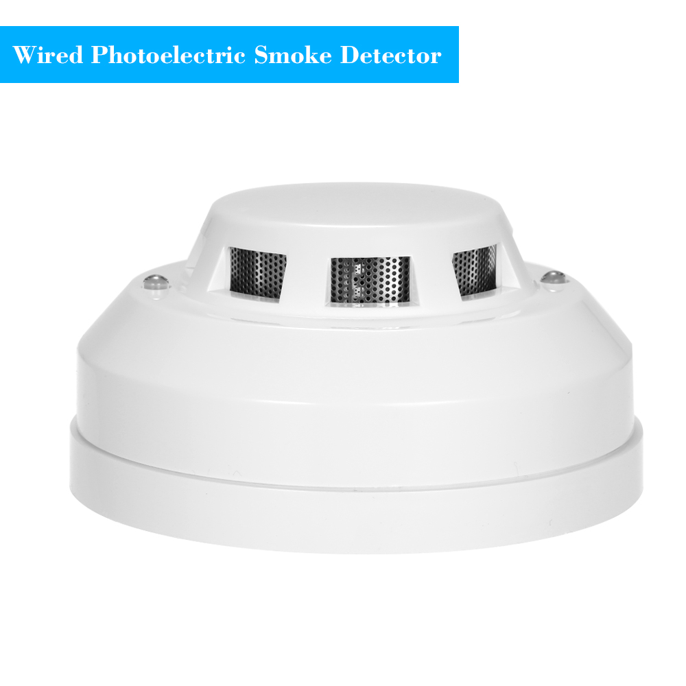 Smoke Detector Interconnected - Przewodowy fotoelektryczny czujnik dymu Czujnik alarmowy