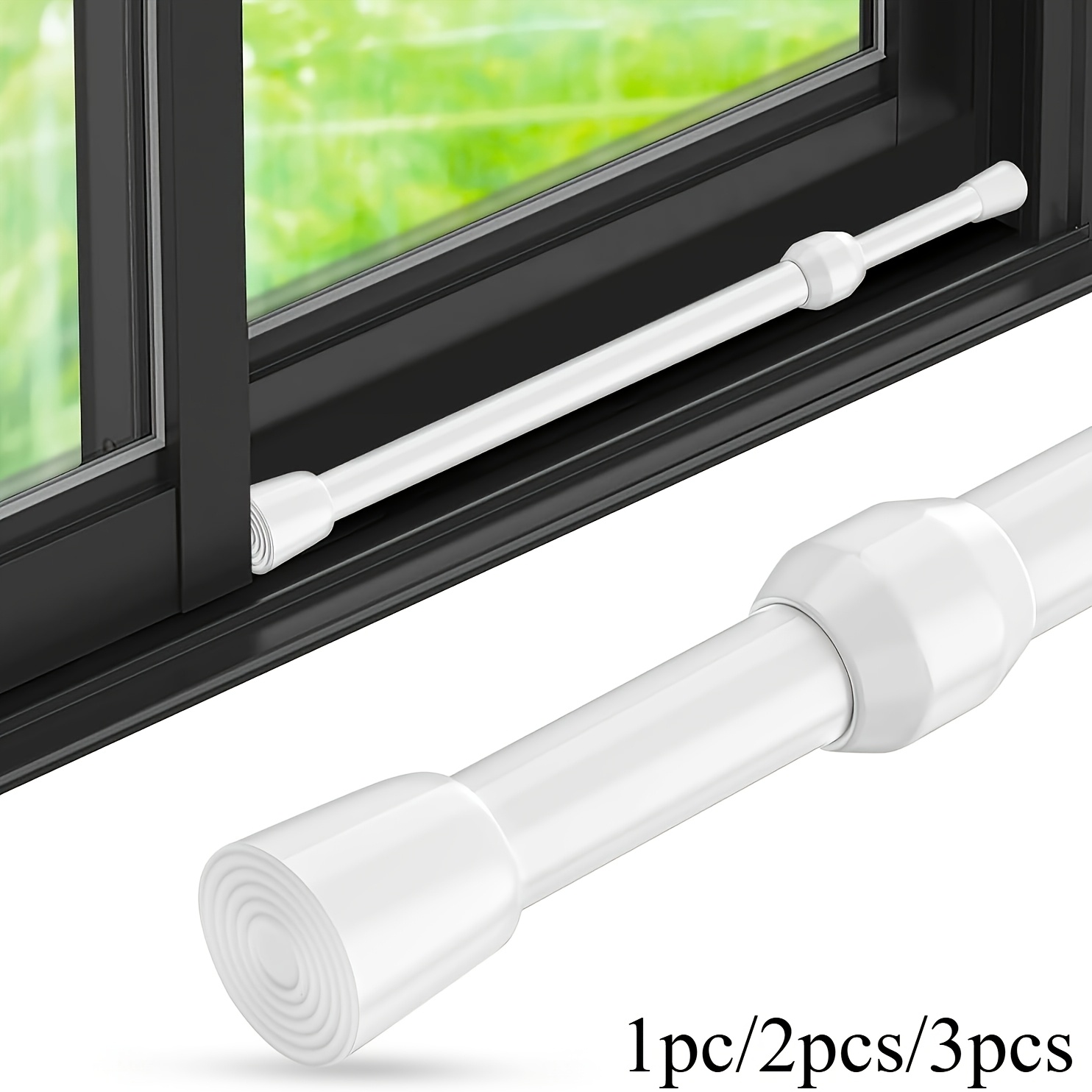 Window Lock Bar - Regulowana blokada zabezpieczająca z polerowanego metalu