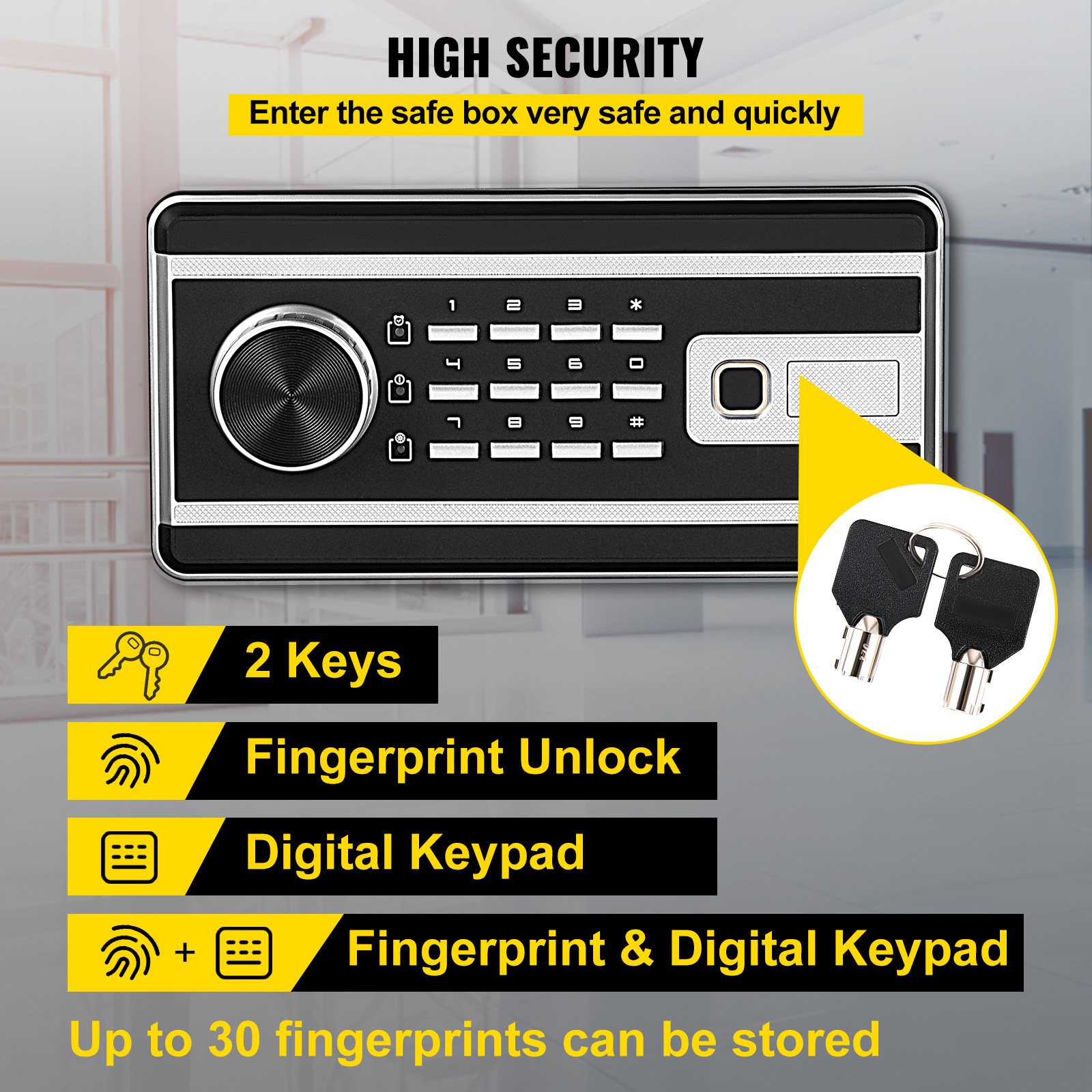 Bezpieczny sejf z zamkiem 2,1  – Lockbox Key Secure recenzja i cena