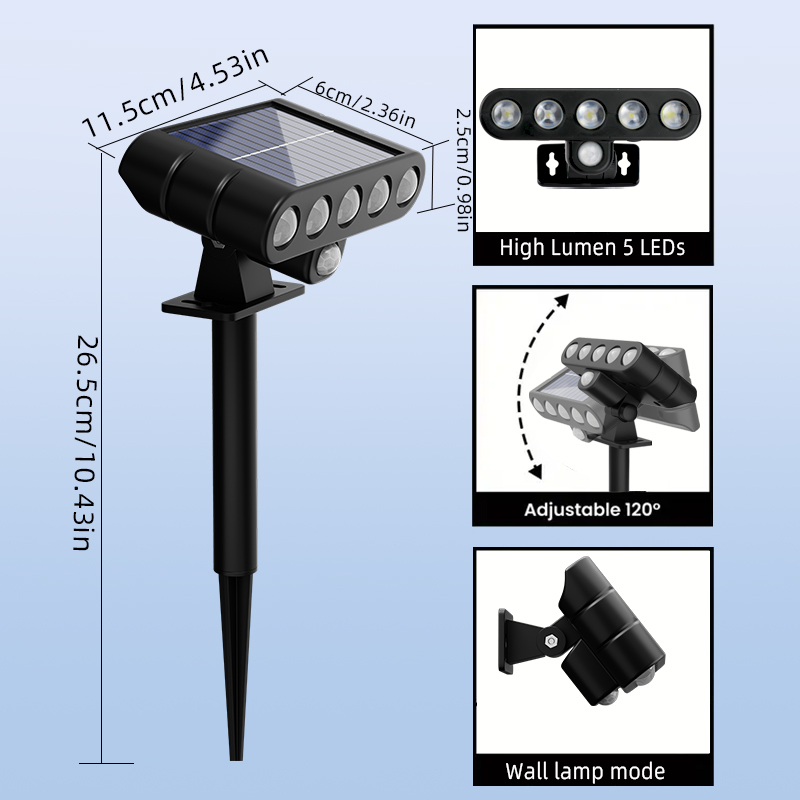 4 szt. Solarna lampa ścienna z – Power Outage Light recenzja i cena